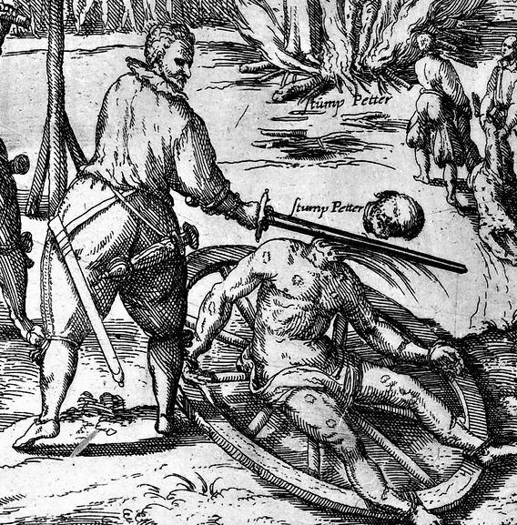 Aftaka Peter Stumpp. Óþekktur höfundur, 1589. (Wikimedia)