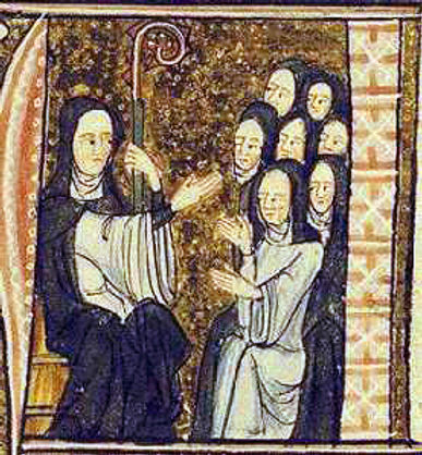 Hildegard and her sisters, 13th century, author unknown